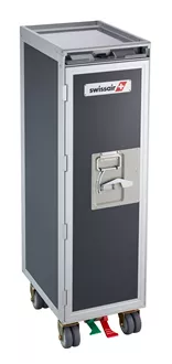 Aviation trolley Swissair anthracite Swissair Logo