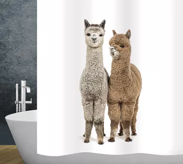 Shower curtain textile Paco